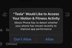 Tesla пояснює, чому додаток Tesla хоче отримати доступ до «Рухової та фітнес-активності» фото