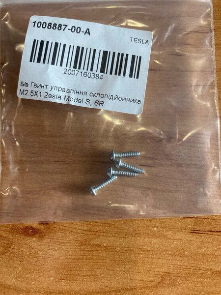 1008887-00-A Window control screw M2.5X1 2esla Model S, SR photo