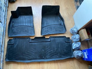 448121-444582 Коврики Weathertech Black для Tesla Model S, SR фото