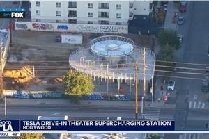 Update on Tesla's Hollywood Drive-In Theater and Diner (Video) photo