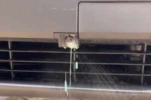 The Cybertruck's Front Bumper Camera Washer in Action (Video) photo