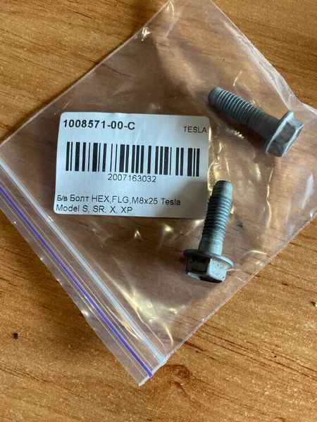 1008571-00-C Bolt HEX,FLG,M8x25 Tesla Model S, SR, X, XP photo